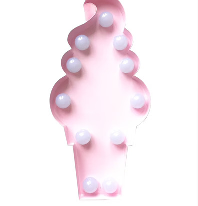 Glass LED-Lampa Rosa från Familyroom med glassbägare design