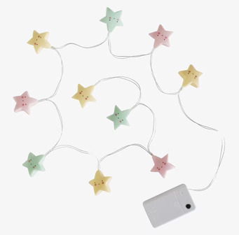 Ljusslinga Pastellstjärnor från A Little Lovely Company