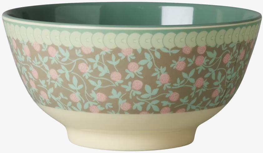 Skål Mini Floral Print från Rice i pastellfärger och blommor