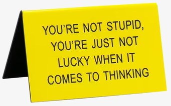 You Are Not Stupid - Funny Office Sign från Americana Classic Vintage