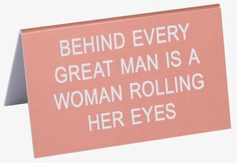 Rolling Her Eyes - Funny Office Sign från Americana Classic Vintage