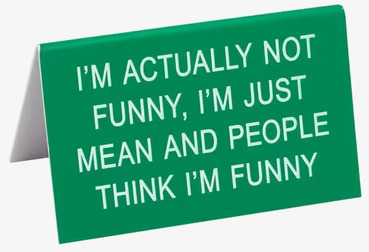 I Am Funny - Funny Office Sign av Americana Classic Vintage