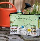 Förvarings-/växtlåda från Derriére la porte i trädgårdsmiljö