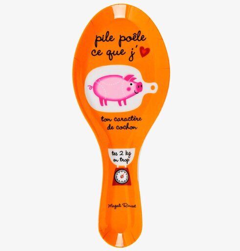 Skedhållare Orange/vit från Derriére la porte i livfull design