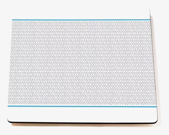 Bordstablett Blue Heart från Mette Ditmer med blå hjärtan