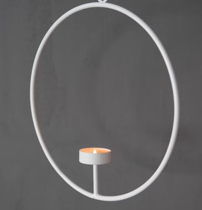 Gullabo Mini Häng Vit från Storefactory i vit metallring