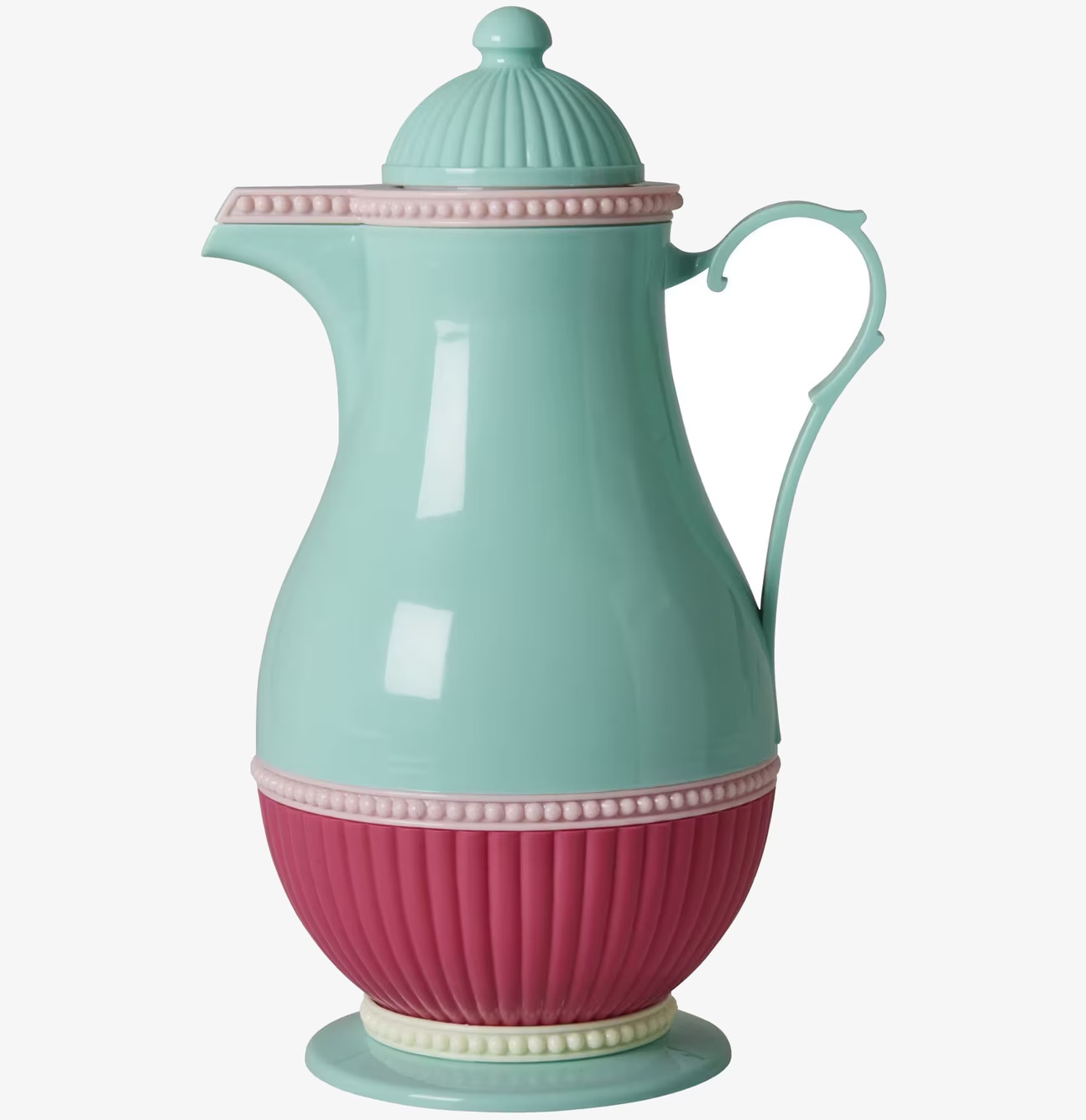 Termos Grön/Rosa från Rice med ljusgrön och rosa design