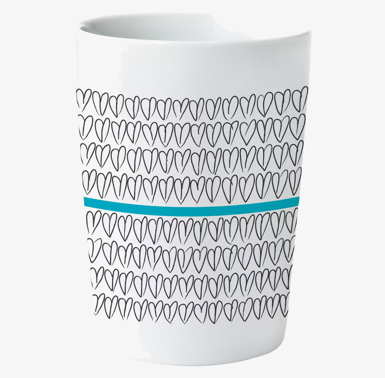 Termomugg Blue Heart 2-pack 30cl från Mette Ditmer