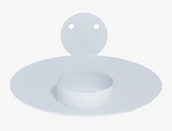 Hossmo Väggljusstake Vit från Storefactory på vit vägg