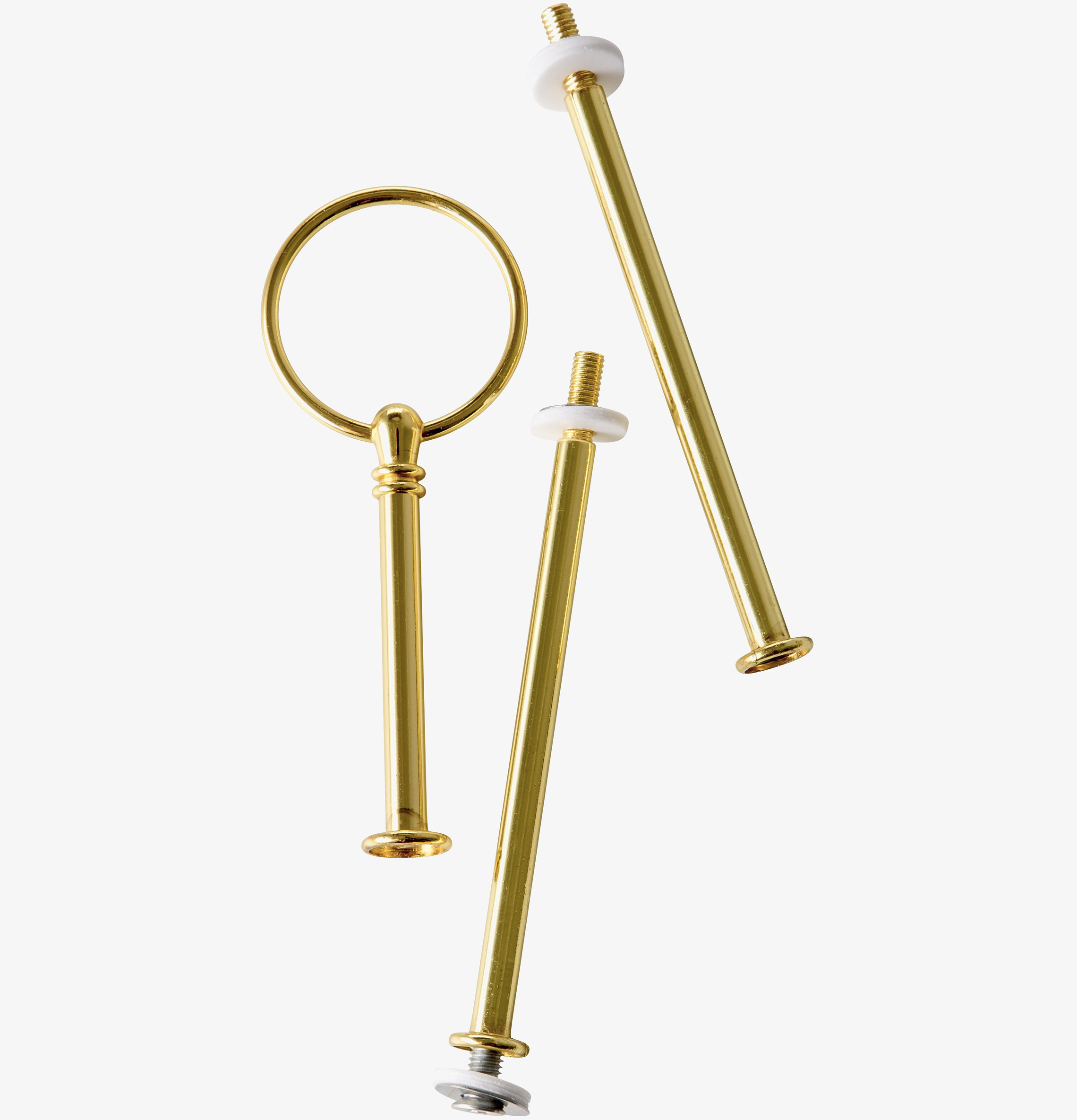 Gör ett eget kakfat - Guld från Rice mot vit bakgrund