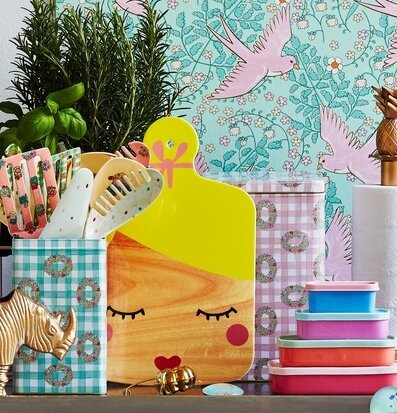 Stekspade Extraordinary Prints från Rice i färgglad burk