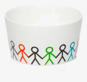 Liten Skål Multi 2-Pack från Mette Ditmer i färgglad design