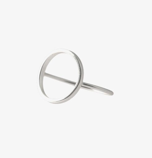 Savvy Ring Silver från Bud to Rose på vit bakgrund