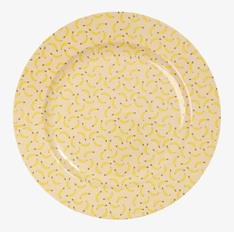 Serveringsbricka Banana Print från Rice med färgglada bananer