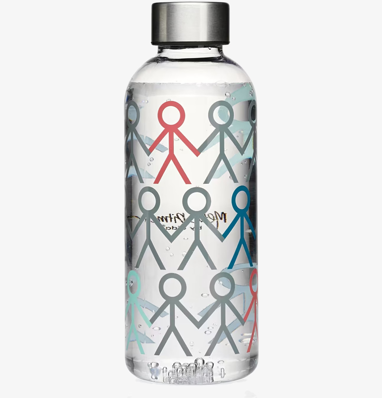 Vattenflaska Multi Grey från Mette Ditmer med färgglatt tryck