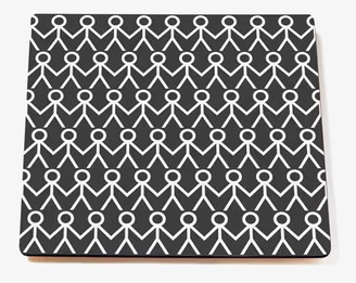 Bordstablett Black/White från Mette Ditmer med geometriskt mönster