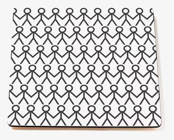 Bordstablett White/Black från Mette Ditmer med svartvit design