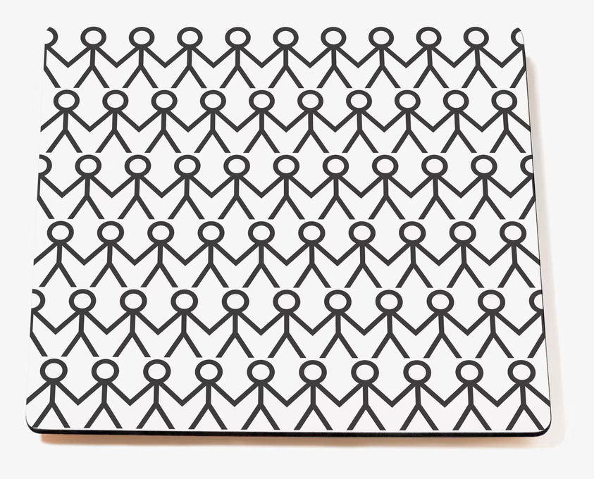 Bordstablett White/Black från Mette Ditmer med svartvit design