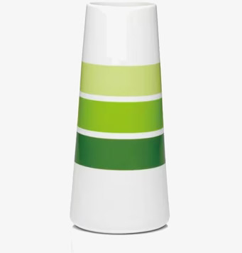 Vas Large Scala Lime Green från Mette Ditmer med gröna band