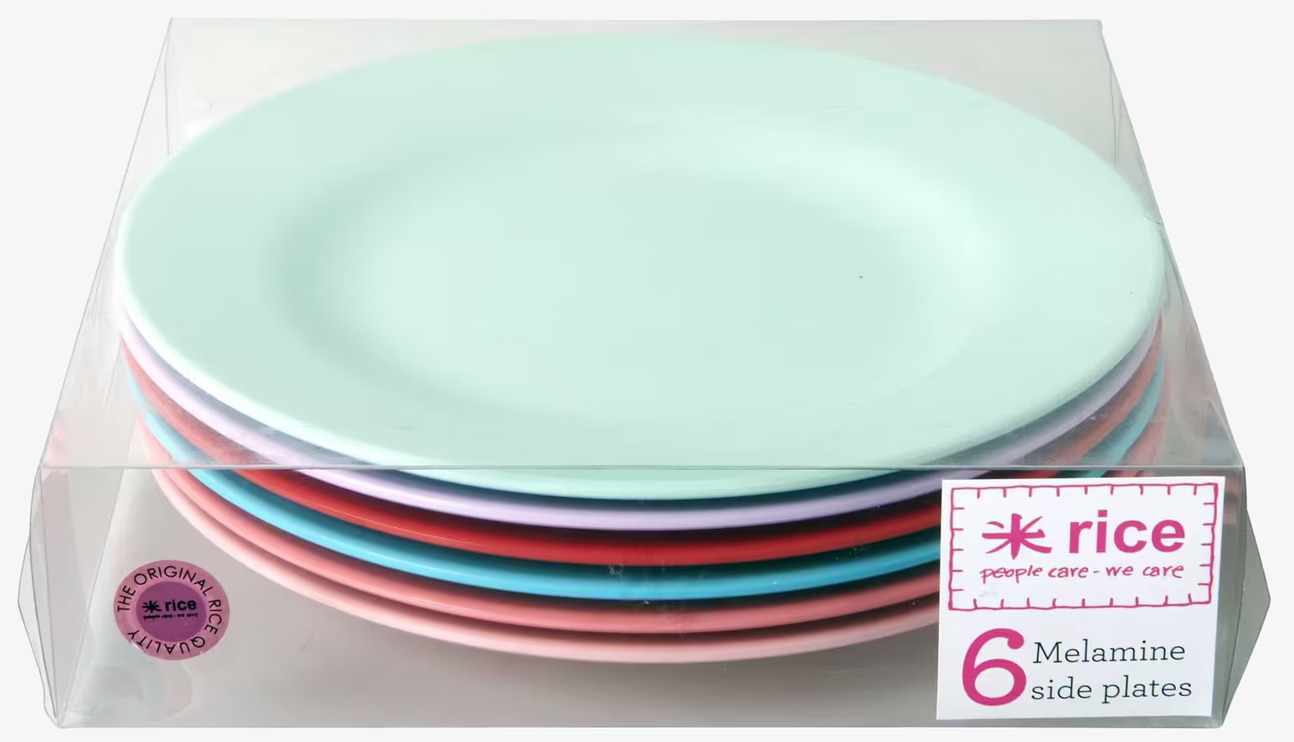 Tallrikar 6-Pack - Extraordinary Color från Rice, färgglada