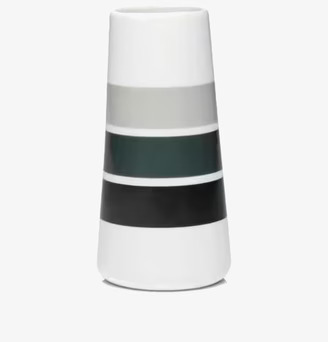 Vas Small Scala Grey från Mette Ditmer med grå ränder