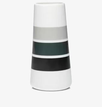 Vas Small Scala Grey från Mette Ditmer med grå ränder