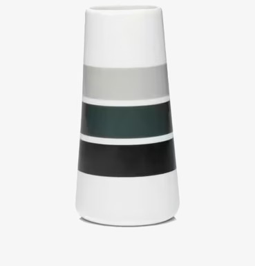 Vas Small Scala Grey från Mette Ditmer med grå ränder