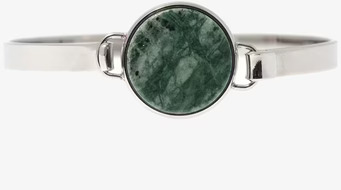 Armband Rock Green/Steel från Bud to Rose med grön sten