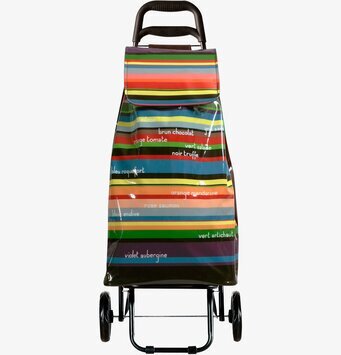 Shoppingvagn Bayadère från Derriére la porte, färgglad
