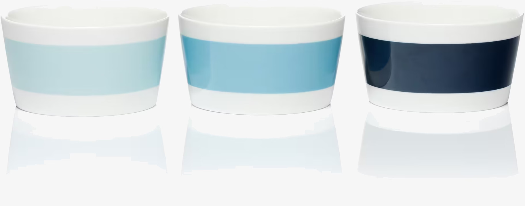 Skålar Scala Blue 3-Pack från Mette Ditmer i blå nyanser