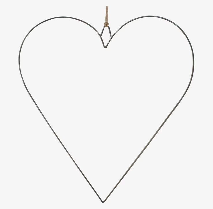 Hjärta Stomme Mellan från Strömshaga, metall och rep