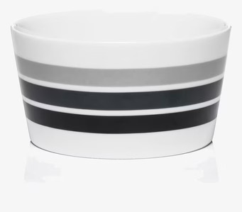 Liten Skål Scala Grey från Mette Ditmer med grå ränder