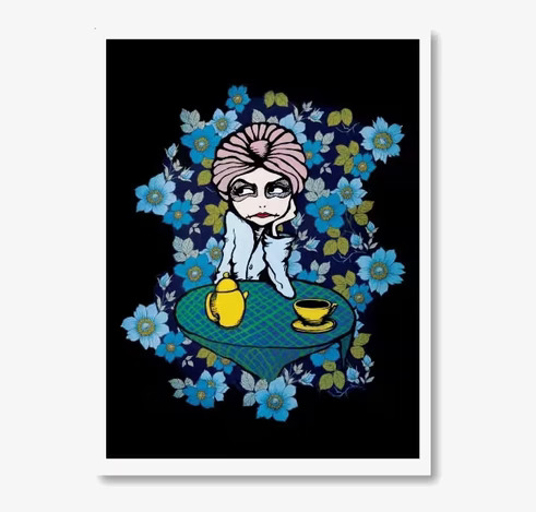 Muntergöken - Art Print av Lottisson Design: färgstark bild