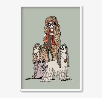 Janis And The Cool Catz illustration från Lottisson Design