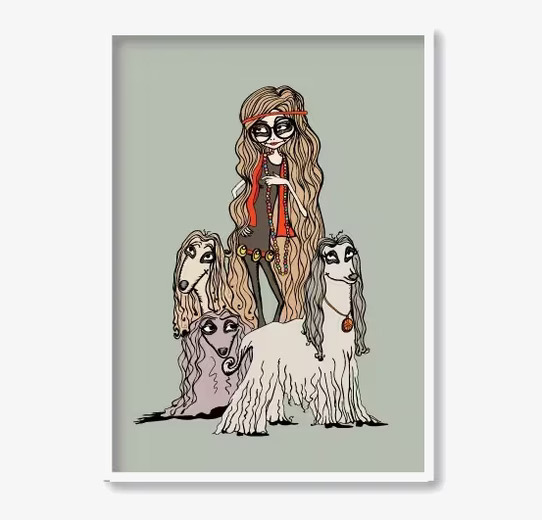 Janis And The Cool Catz illustration från Lottisson Design