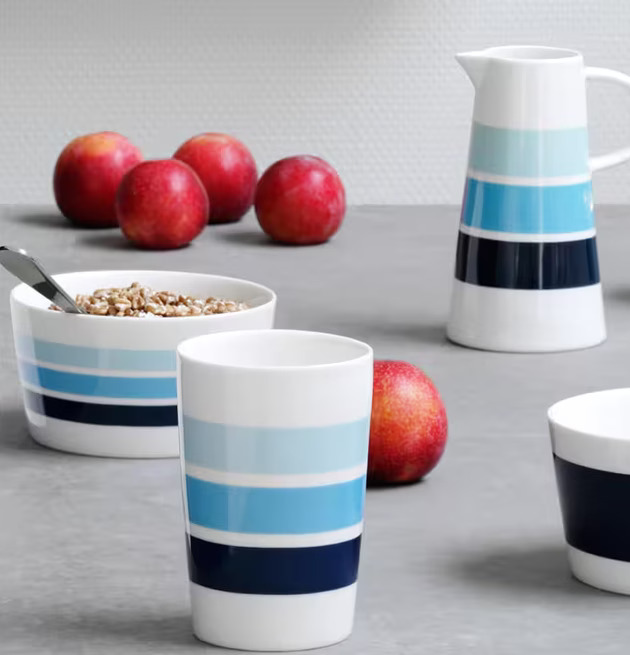 Skålar Scala Lime Green 3-Pack från Mette Ditmer på köksbänk