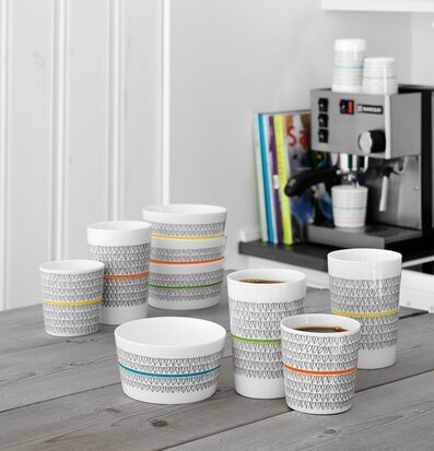 Liten Skål Orange Heart 2-Pack från Mette Ditmer i köksmiljö