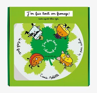 Ostbricka med tillbehör från Derriére la porte, lekfull design