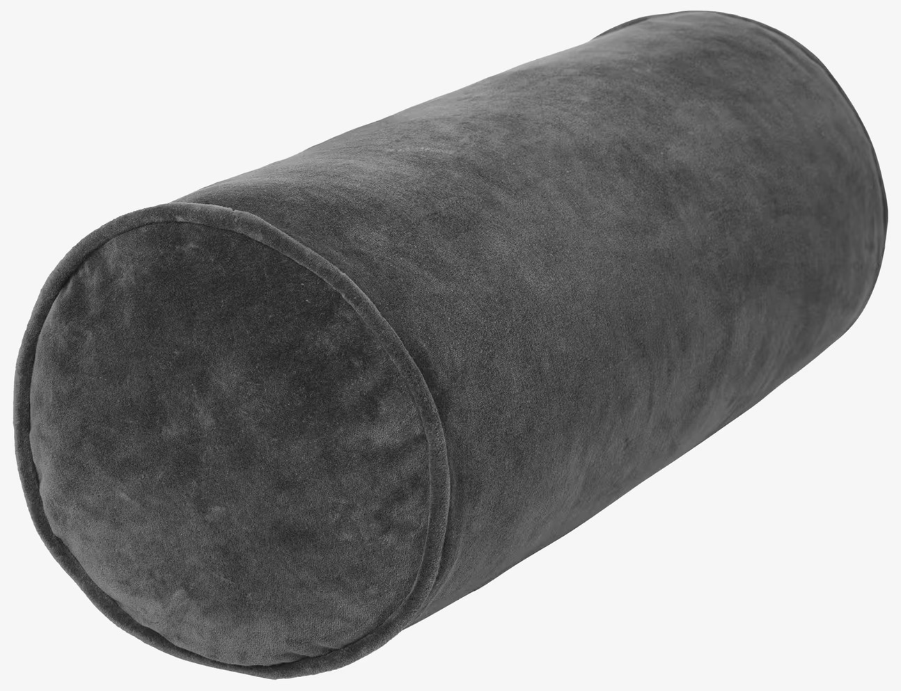 Bolsterkudde Sammet Cole från Cozy Living i mörkgrå sammet