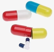 Pillertub liten från Worldwide co i olika färgkombinationer