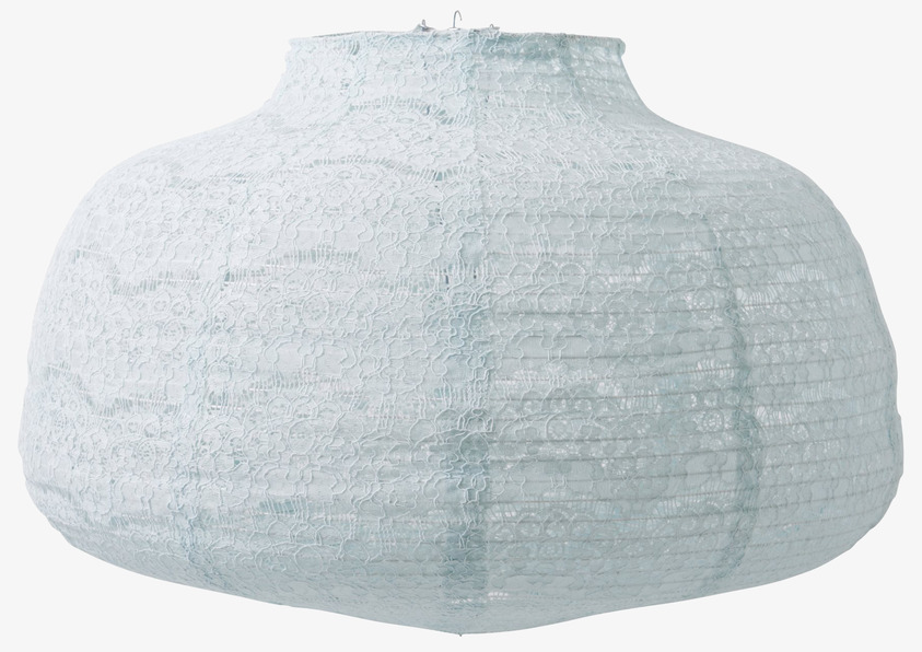 Lampskärm Mint Lace från Rice i mintgrönt spetsmaterial