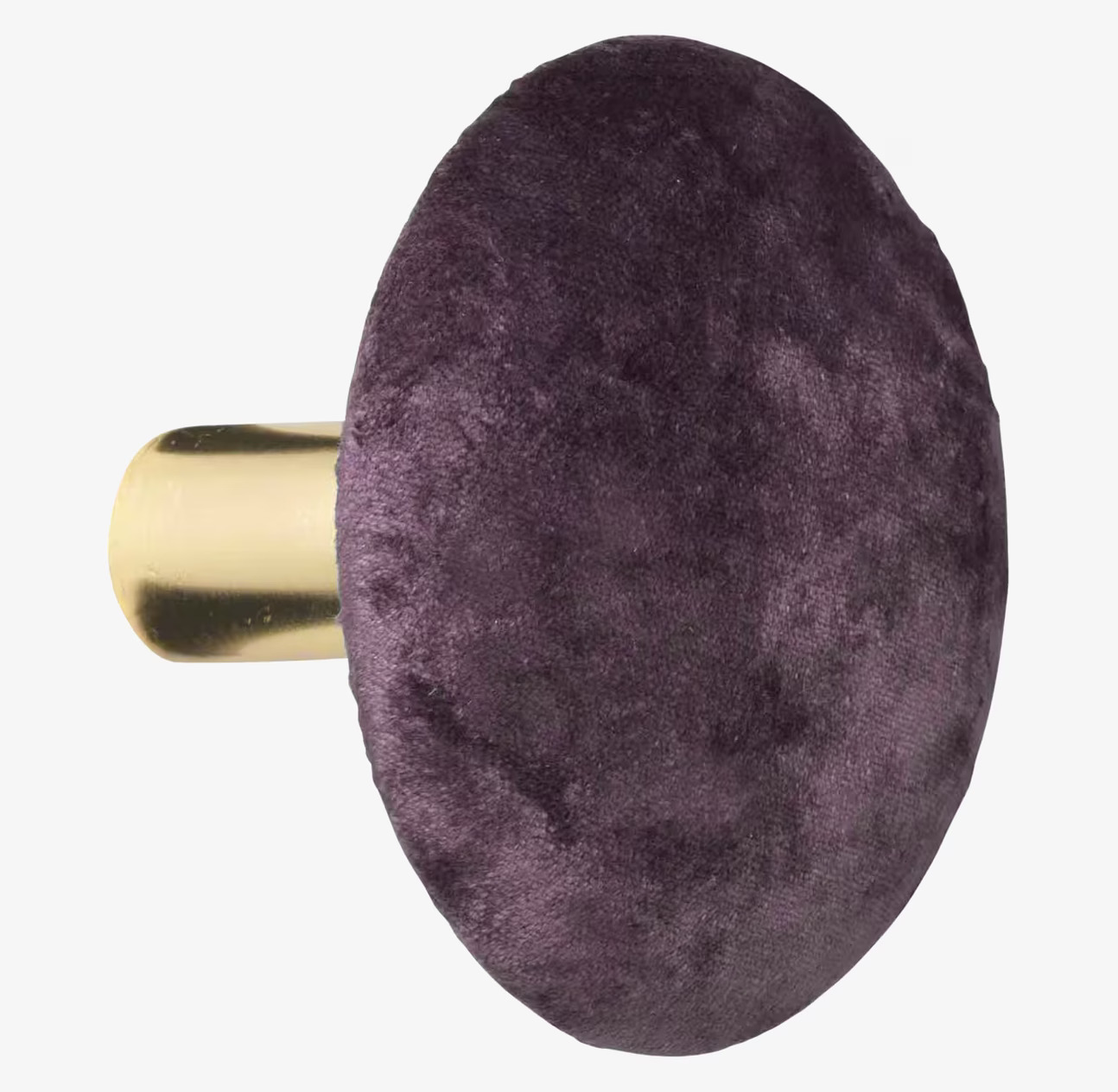 Knopp Sammet Grape L från Cozy Living i lila sammet och guld