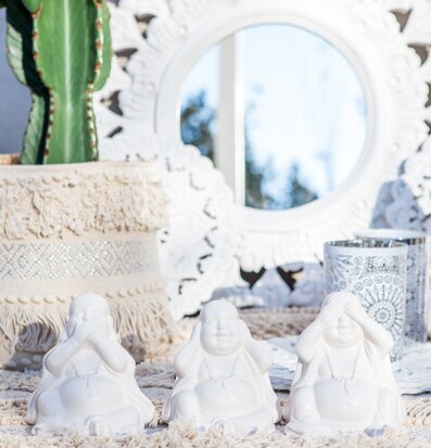 Buddha - Majas Cottage keramiska figurer från Majas Cottage