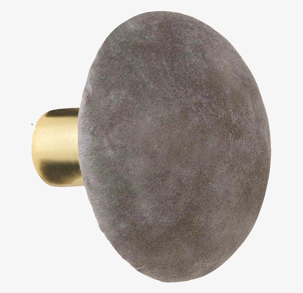 Knopp Sammet Mud M från Cozy Living med sammet och metall