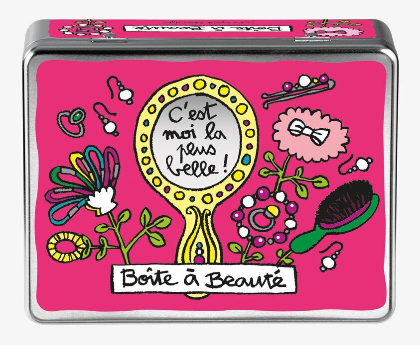 Beautybox Rosa från Derrière la porte med färgglad design