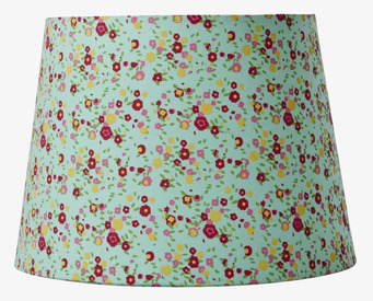 Lampskärm Medium Mint Small Floral Print från Rice