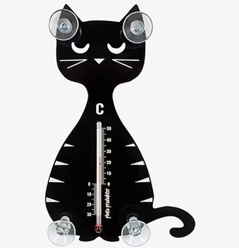 Termometer Lurig Katt från Pluto Produkter, charmig design