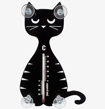 Termometer Lurig Katt från Pluto Produkter, charmig design