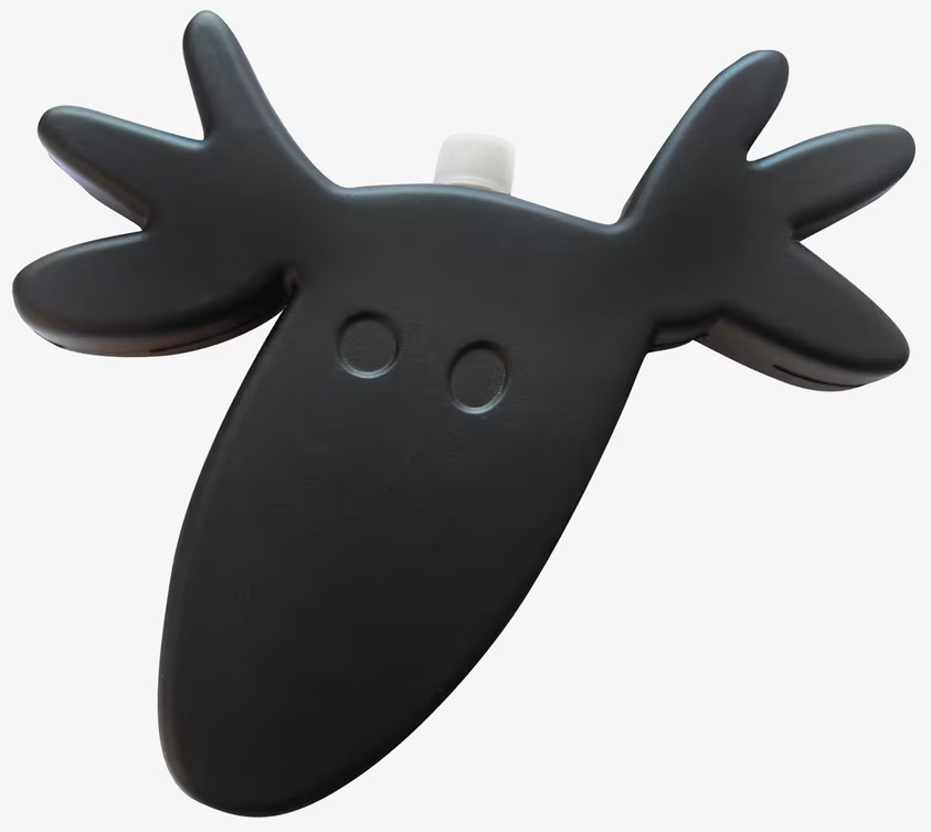 Isklamp Älg från Pluto Produkter i form av ett älghuvud