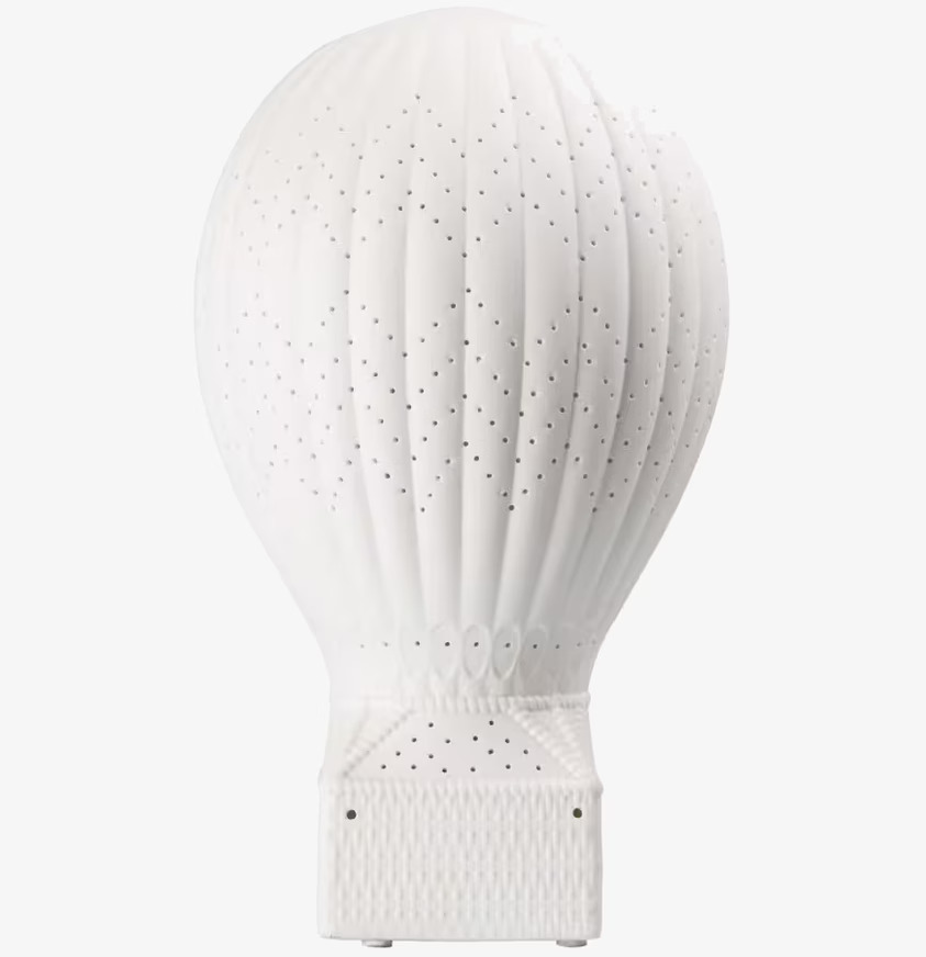 Bordslampa Luftballong Vit från By ON med perforerad design